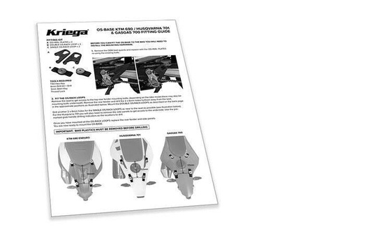 Kriega OS-Base - KTM 690/HUSQ 701/GASGAS 700