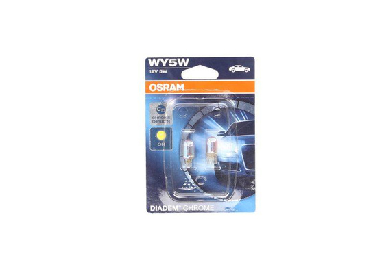 Żarówka (Blister 2szt.) WY5W 12V 5W W2,1X9,5D Diadem Chrome