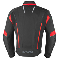 Kurtka motocyklowa BUSE Rocca czarna/czerwona 46