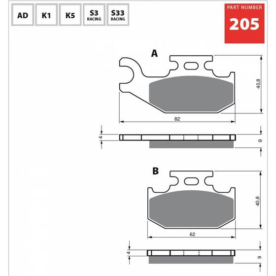 GOLDFREN KLOCKI 205 K1