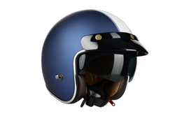 Kask Motocyklowy LAZER MAMBO EVO RACE (kol. Niebieski - Biały) rozm. S