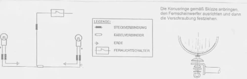 Kawasaki EN 500 (1996-2003) twin light kit