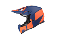 Kask Motocyklowy LAZER OR3 Rocky (kol. Niebieski - Czerwony fluo) rozm. M