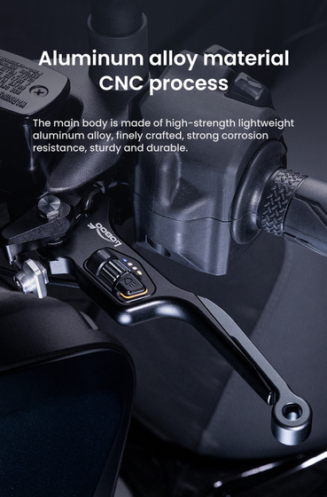 LOBOO Dźwignia hamulca tylnego ze zintegrowanym przełącznikiem świateł (10.1.10862.001.01)