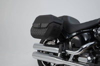 ZESTAW SAKW I STELAŻY LEGEND GEAR SW-MOTECH HARLEY-DAVIDSON SOFTAIL LOW RIDER (17-), BLACK