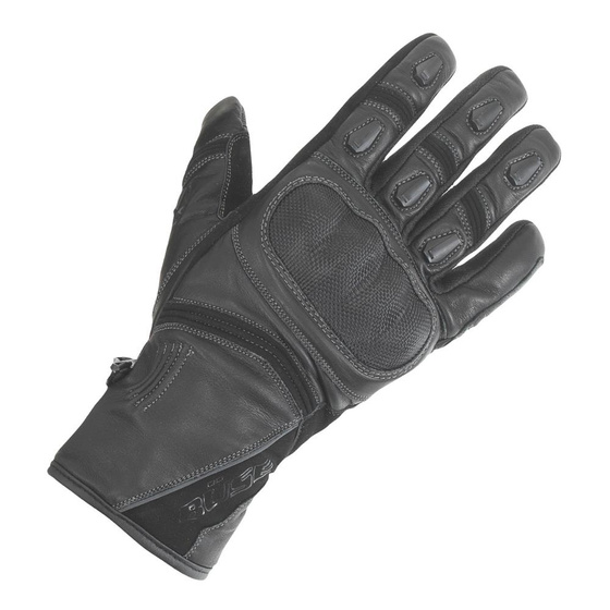 Rękawice motocyklowe damskie BUSE Ascari czarne 08