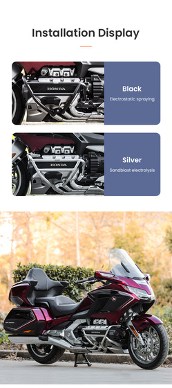 LOBOO Crash Bar do HONDA GL1800 Silver (10.3.01341.001.21)