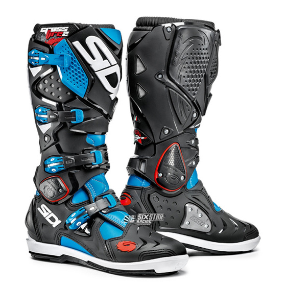Buty motocyklowe enduro SIDI CROSSFIRE 2 SRS czarno/niebieskie