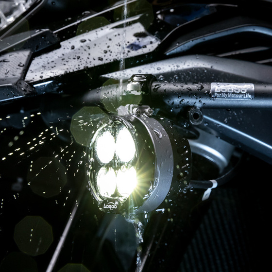 LOBOO L11 światło drogowe i mijania pomocnicze (czarne) (10.1.01111.001.01)