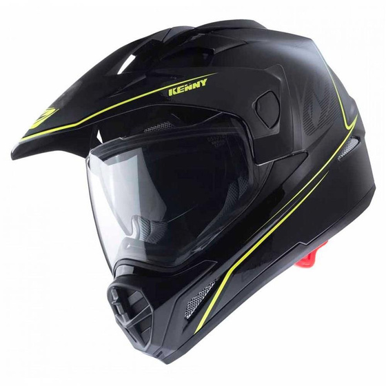 KENNY KASK EXTREME BLACK/NEON YELLOW ROZMIAR S