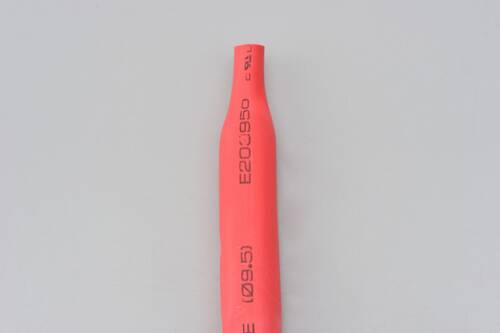 heat shrink tube, dia.9.5mm, red, 1.2M