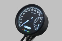 VELONA-W SPEEDOMETER 200KM/H & 9000RPM, 80MM W/INDICATORS