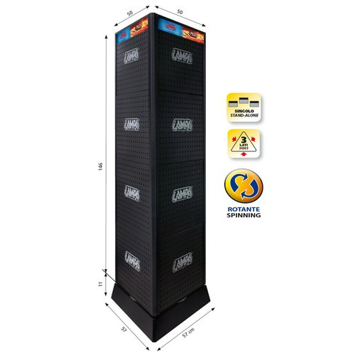 98999 Stand alone spinner rack - R4 - 157 cm