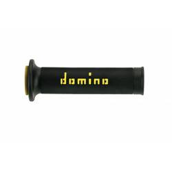 DOMINO Motorcycle Grips A010 BLACK YELLOW A01041C4740B7-0
