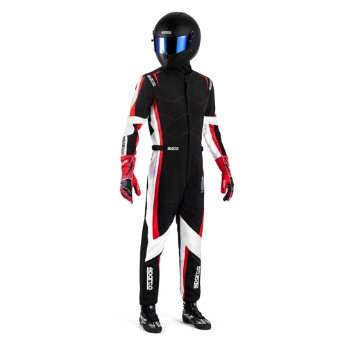Sparco Kerb Kart Karting Auto Racing Suit black red