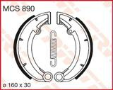 TRW LUCAS BRAKE SHOES (160X30MM) (978) MZ ETZ / TS 150 /250 / 50 (PROMOTION)
