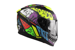 Kask Motocyklowy LAZER RAFALE Mexicana (kol. Czarny - Multikolor) rozm. XS