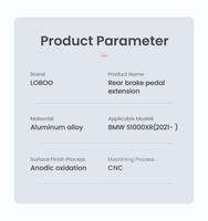 LOBOO Szerokie podnóżki do BMW G310GS, F750GS, F850GS, S1000XR, RI200GS, R1200GS, R1250GS, R1250GS Adventure, R1300GS (10.3.0401
