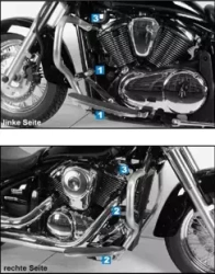 Kawasaki VN 900 Classic/Vulcan (2006-2017) engine guard