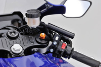 92746 MOUNT BAR 100MM Ø22.2MM BLACK MASTER CYLINDER CLAMP TYPE