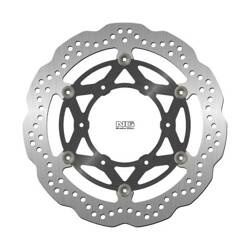 NG TARCZA HAMULCOWA PRZÓD SUZUKI GSX-S 1000 '15-'22 (310X110X5MM) (6X8,5MM) WAVE PŁYWAJĄCA (ŚRODEK ALUMINIOWY) (GSX1000S, GSXS 1000)