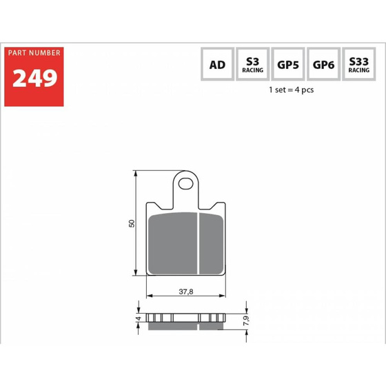 GOLDFREN KLOCKI 249 GP5