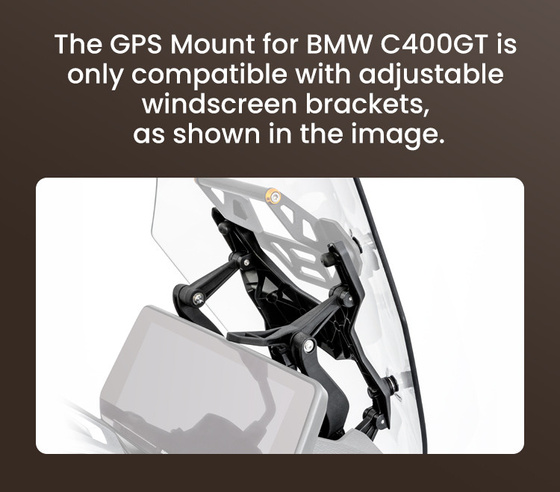 LOBOO Zestaw montażowy GPS BMW C400X (2018-) (10.3.09092.001.11)