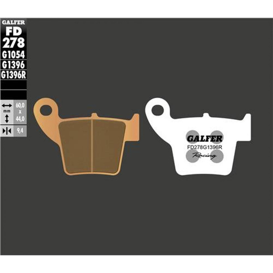 GALFER KLOCKI HAMULCOWE SINTER RACING OFFROAD FD278G1396R