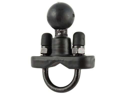 RAM-B-149Z-237U Handlebar U-Bolt Double Ball Mount with 1/4"-20 Threaded Stud