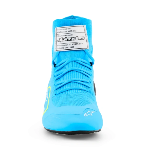 Alpinestars Supertech K Kart Karting Boots light blue