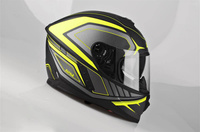 Kask Motocyklowy LAZER RAFALE Hexa (kol. Czarny - Żółty - Matowy) rozm. S