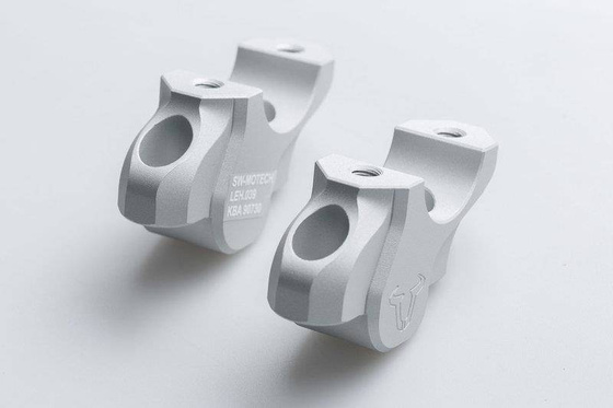 ZESTAW PODWYŻSZAJĄCY KIEROWNICĘ BMW MODELS, PODWYŻSZENIE 32MM, PRZESUNIĘCIE 25MM SW-MOTECH SILVER