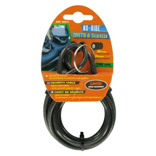 90611 No-Ride, security cable Ø 6 mm - 160 cm