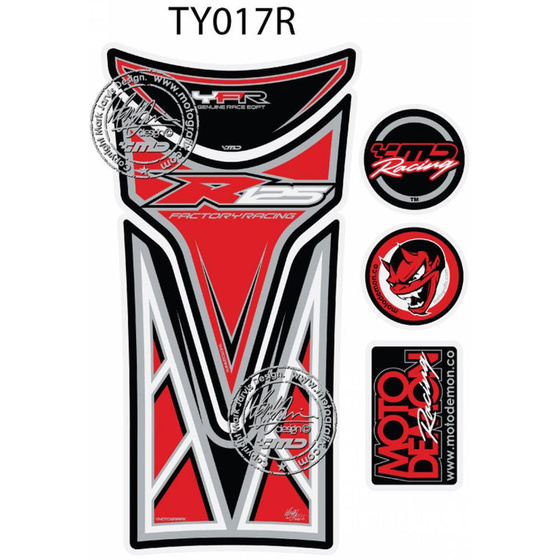 MOTOGRAFIX TANKPAD YAMAHA R125 2008 YZF TY017R