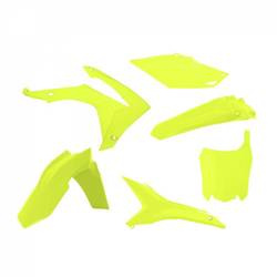 RTECH KOMPLET OWIEWEK + AIRBOX HONDA CRF 250/450 NEON YELLOWR-KITCRF-GF0-517