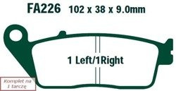 Brake pads EBC FA226 (set on 1 disk)