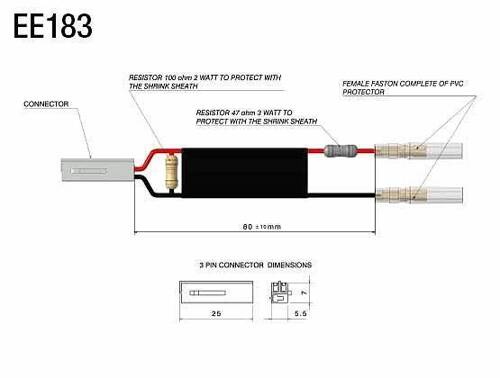 Zestaw do podłączenia tylnych kierunkowskazów
