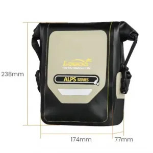 LOBOO Wodoodporna torba 5L biało-czarna