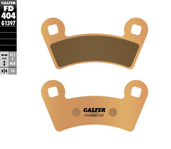 GALFER KLOCKI HAMULCOWE KH456 SPIEK METALICZNY (ZŁOTE) ATV POLARIS PRZÓD