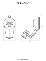 Podstawa z przyssawką do szyby/deski rozdzielczej Quad Lock®
