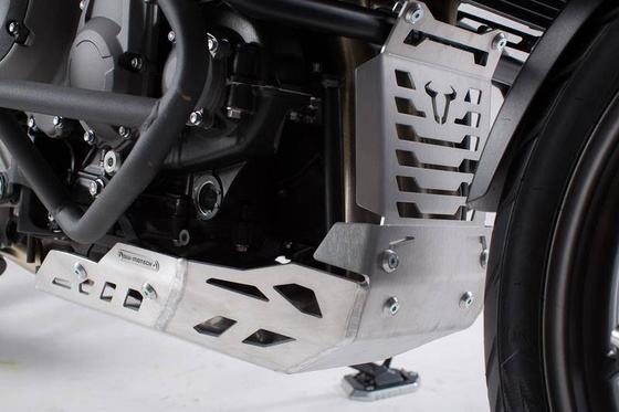 OSŁONA SILNIKA, PŁYTA POD SILNIK SW-MOTECH TRIUMPH TIGER 1200/EXPLORER (11-), SILVER