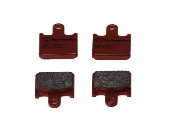 Klocki hamulcowe przód, przeznaczenie: droga, materiał: sinter-SA, 49,5x37,4x7,8mm KAWASAKI GTR, Z, ZX-6R SUZUKI GSX 600-1400 2007-