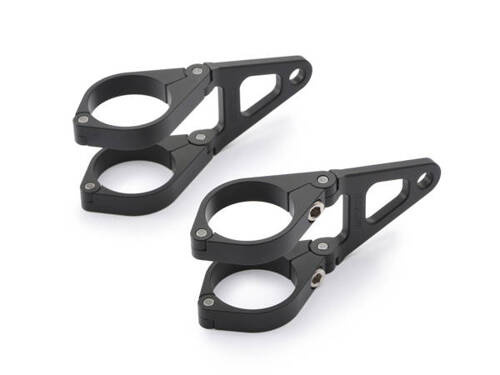 CNC HEADLIGHT BRACKET SET, DIA.39MM/ SHORT