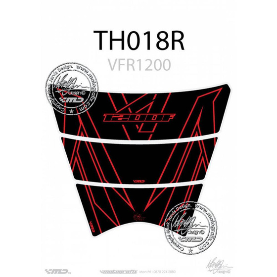 MOTOGRAFIX TANKPAD HONDA VFR 1200 F 2010-2015 TH018R