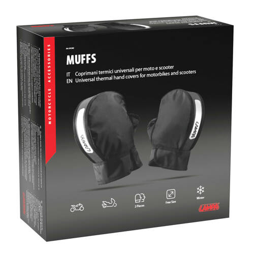 91242 Muffs, universal thermal hand covers for motorbikes and scooters