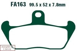 Brake pads EBC FA163 (set on 1 disk)