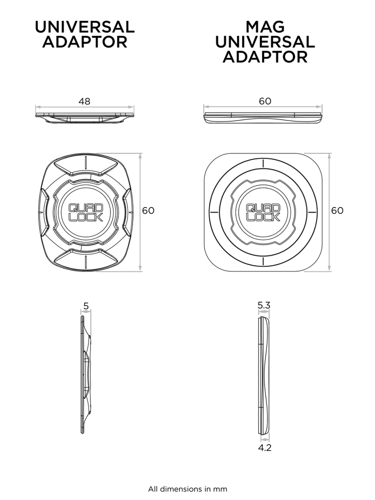 Quad Lock® Universal Adaptor (V3)