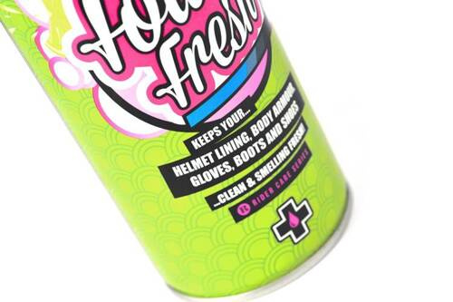 Muc-Off 199 - Pianka odświeżająca do kasku, butów i rękawic motocyklowych - 400ml - Foam Fresh