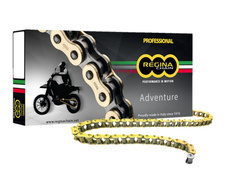 REGINA 2024/02 ŁAŃCUCH NAPĘDOWY 520ZRE (104 OGNIW) Z-RING ENDURO DO 650CCM (ZŁOTY) (ZAPINKA+ZAKUWKA PEŁNA+ ZAKUWKA DRĄŻONA) (135ZRE/1031)