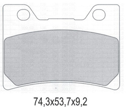 GALFER KLOCKI HAMULCOWE KH182 SPIEK METALICZNY (ZŁOTE) STREET WYPRZEDAŻ